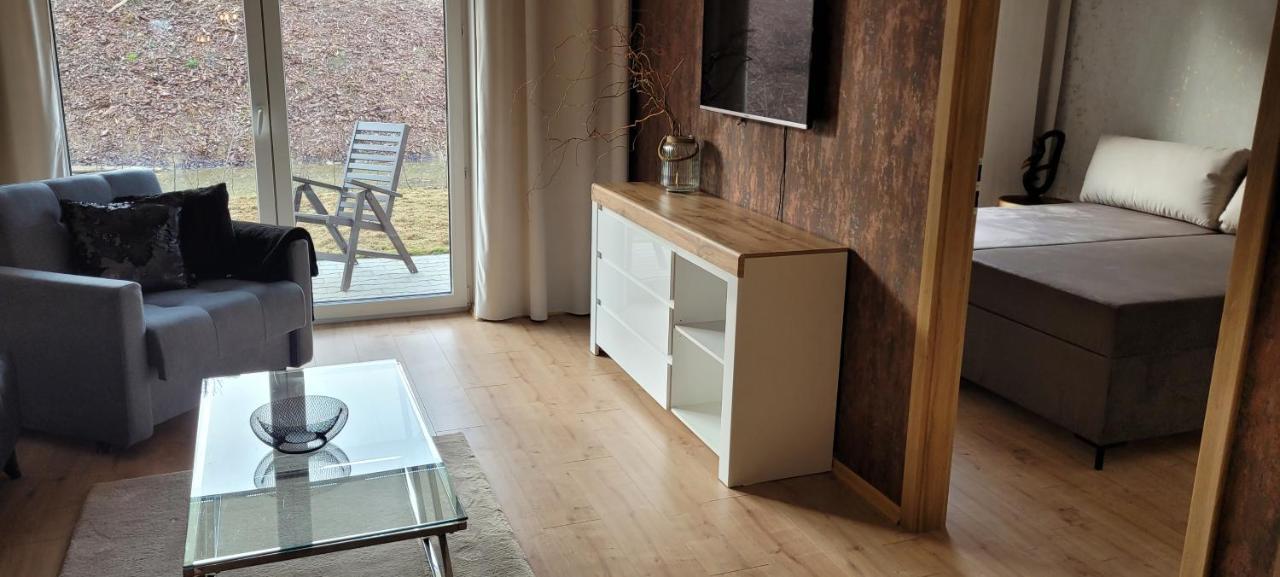 Sloneczny Apartament Z Ogrodkiem Gdaňsk Exteriér fotografie