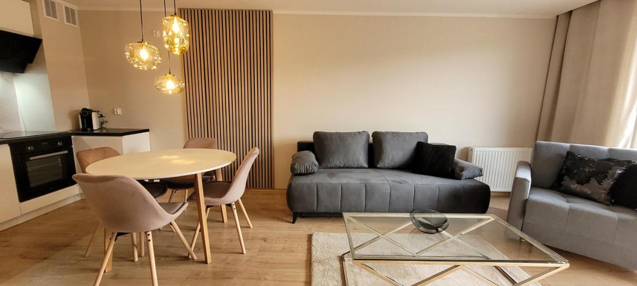 Sloneczny Apartament Z Ogrodkiem Gdaňsk Exteriér fotografie