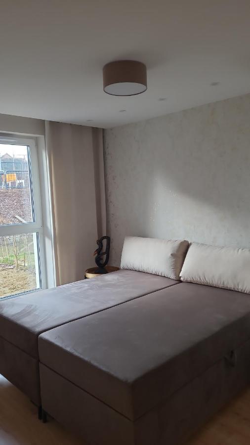 Sloneczny Apartament Z Ogrodkiem Gdaňsk Exteriér fotografie