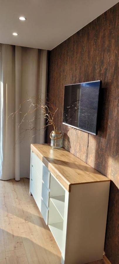 Sloneczny Apartament Z Ogrodkiem Gdaňsk Exteriér fotografie