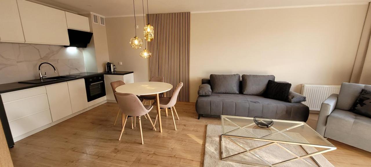 Sloneczny Apartament Z Ogrodkiem Gdaňsk Exteriér fotografie