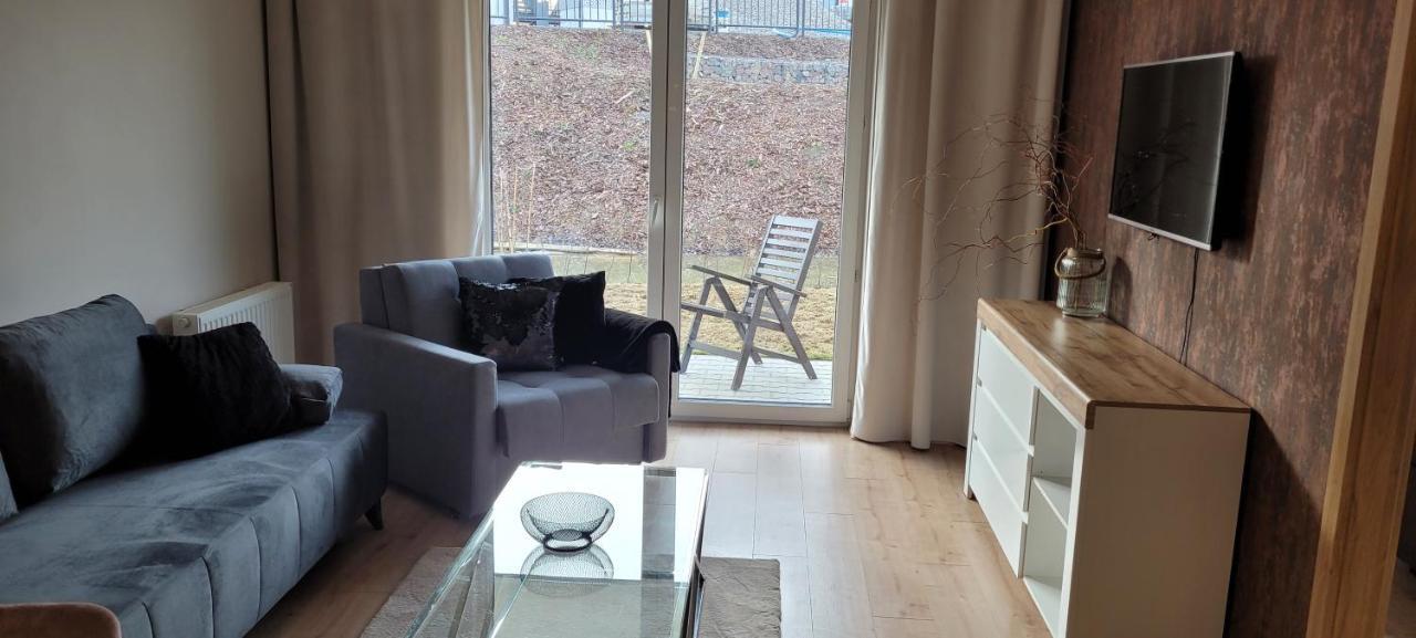 Sloneczny Apartament Z Ogrodkiem Gdaňsk Exteriér fotografie